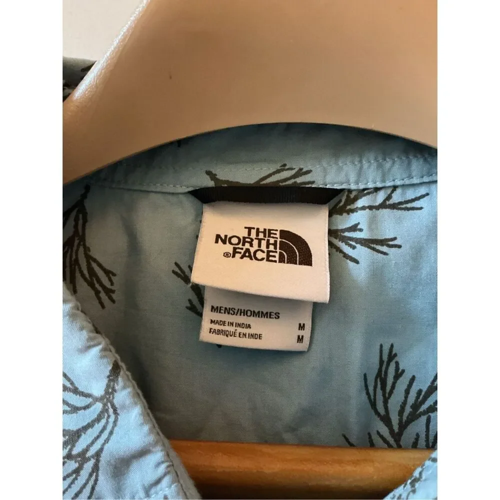 The North Face Baytrail Button Down Shirt Sz M Pearl Pocket